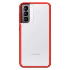 Coque Galaxy S21 5G React Series Power Red (Clear / Red)