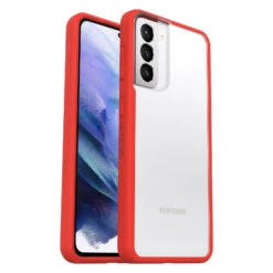 Coque Galaxy S21 5G React Series Power Red (Clear / Red) -Magasin D'Accessoires Mobiles 77 81599 React20Galaxy20S2120Power20Red clear red d split