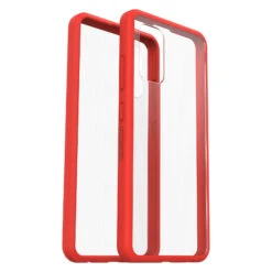 Coque Galaxy A32 4G React Series Power Red (Clear / Red) -Magasin D'Accessoires Mobiles 77 81868 Galaxy20A32 React Power20Red clear red split