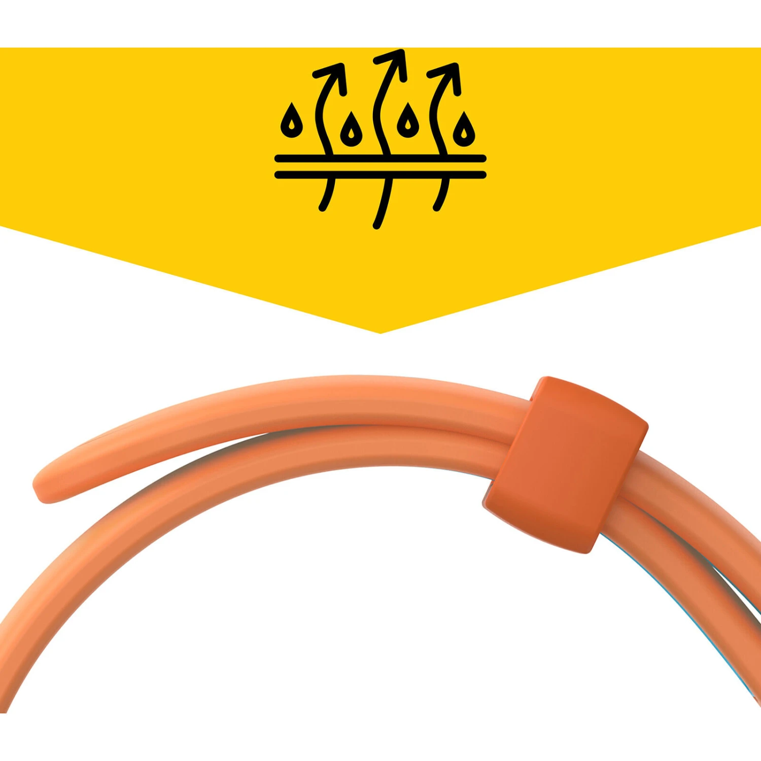 Apple Watch Band 42/44/45mm OtterBox Band Antimicrobienne After Noon (Orange / Blue) 5 Apple Watch Band 42/44/45mm OtterBox Band Antimicrobienne After Noon (Orange / Blue) – Image 3