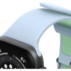 Apple Watch Band 42/44/45mm OtterBox Band Antimicrobienne Fresh Dew (Blue / Green) -Magasin D'Accessoires Mobiles all day apl watch 42 44 watch band fresh dew soft material 2