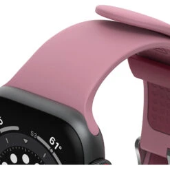 Apple Watch Band 42/44/45mm OtterBox Band Antimicrobienne Mauve Morganite (Pink) -Magasin D'Accessoires Mobiles all day apl watch 42 44 watch band mauve morganite soft material 2