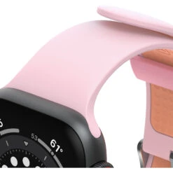 Apple Watch Band 42/44/45mm OtterBox Band Antimicrobienne Pinky Promise (Pink / Orange) -Magasin D'Accessoires Mobiles all day apl watch 42 44 watch band pinky promise soft material 2