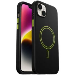 Coque IPhone 14 Plus Aneu Series Electric Vibes (Black / Lime Green)