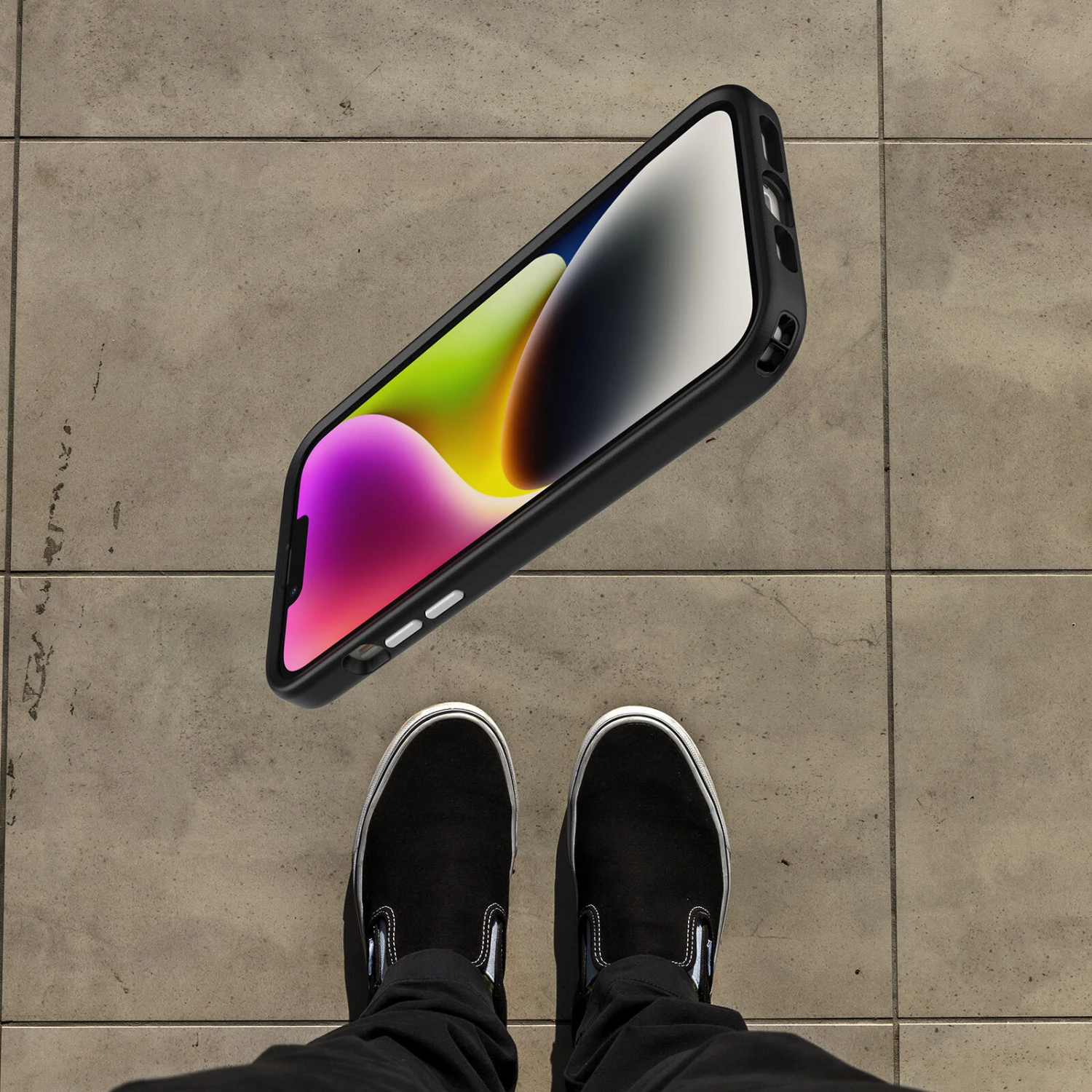 Coque IPhone 14 Plus Aneu Series Snowfall (Black/White) 6 Coque IPhone 14 Plus Aneu Series Snowfall (Black/White) – Image 4