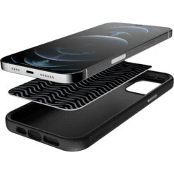 Coque IPhone 12 Pro Max Easy Grip Gaming Squid Ink (Black) -Magasin D'Accessoires Mobiles apl199 iphp20 squidink 5