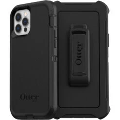 Coque IPhone 12 Et IPhone 12 Pro Defender Series Black -Magasin D'Accessoires Mobiles apl2 iph20 black 3