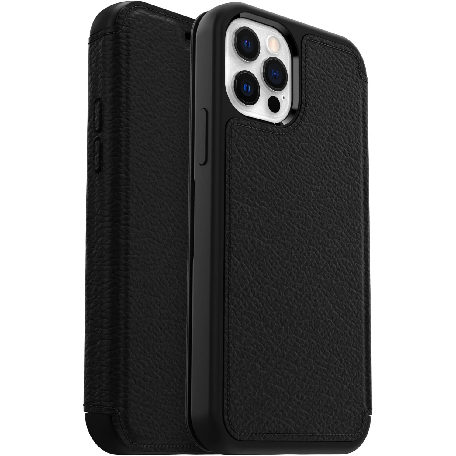 Coque IPhone 12 Et IPhone 12 Pro Strada Folio Shadow (Black) 6 Coque IPhone 12 Et IPhone 12 Pro Strada Folio Shadow (Black) – Image 4