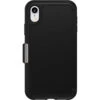 Coque IPhone XR Strada Series Folio Shadow (Black) -Magasin D'Accessoires Mobiles apl40 iphl18 shadow d b