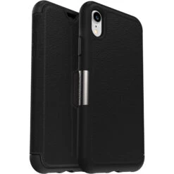 Coque IPhone XR Strada Series Folio Shadow (Black) -Magasin D'Accessoires Mobiles apl40 iphl18 shadow d split
