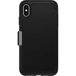 Coque IPhone Xs Max Strada Series Folio Shadow (Black)