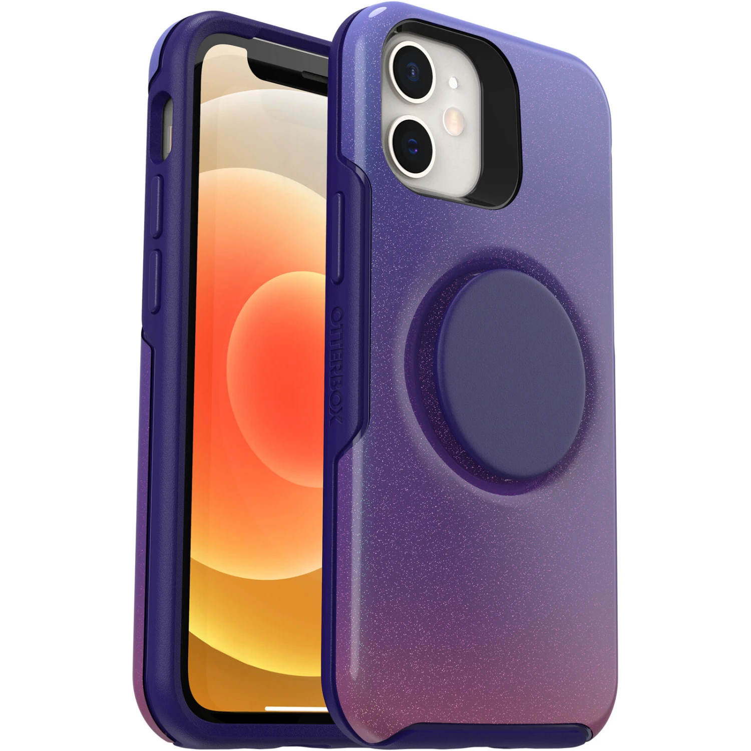 Coque IPhone 12 Pro Max Otter + Pop Symmetry Series Violet Dusk (Purple / Pink Graphic) 7 Coque IPhone 12 Pro Max Otter + Pop Symmetry Series Violet Dusk (Purple / Pink Graphic) – Image 5