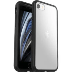 Coque IPhone SE (2nd Gén) & IPhone 8/7 React Series Black Crystal (Clear/Black) -Magasin D'Accessoires Mobiles apla3 iph16 blackcrystal 3