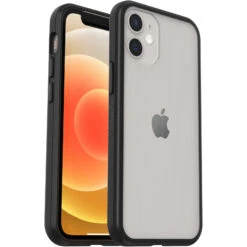 Coque IPhone 12 Mini React Series Black Crystal (Clear/Black) 7 Coque IPhone 12 Mini React Series Black Crystal (Clear/Black) -Magasin D'Accessoires Mobiles apla3 iphl20 blackcrystal d 3