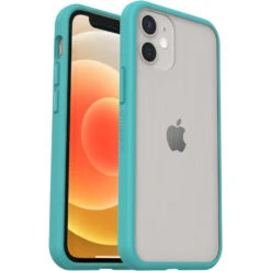 Coque IPhone 12 Mini React Series Sea Spray (Clear / Blue) -Magasin D'Accessoires Mobiles apla3 iphl20 seaspray d 3