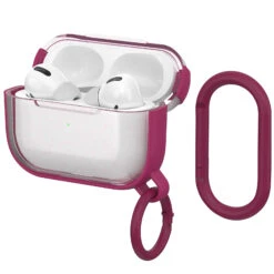 Coque AirPods Pro (1e Gén) Série Lumen Sparkleberry (Pink) -Magasin D'Accessoires Mobiles apla7 airpods pro sparkleberry 4