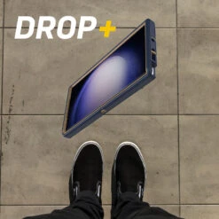 Coque Galaxy S23 Ultra Defender Series Blue Suede Shoes -Magasin D'Accessoires Mobiles defender galaxy s23 ultra blue suede shoes 4