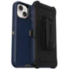 Coque IPhone 14 Et IPhone 13 Defender Series Blue Suede Shoes