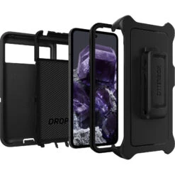 Coque Pixel 8 Defender Series Black -Magasin D'Accessoires Mobiles defender pixel 8 black 3