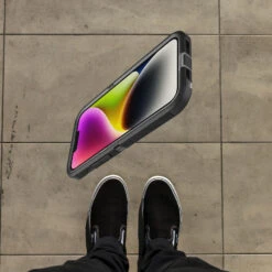 Coque IPhone 14 Plus Defender Series XT Black Crystal (Clear/Black) -Magasin D'Accessoires Mobiles defender xt iphb22 black crystal 4