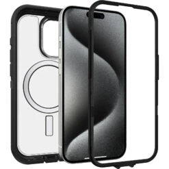 Coque IPhone 15 Pro Defender Series XT Dark Side (Clear / Black) 8 Coque IPhone 15 Pro Defender Series XT Dark Side (Clear / Black) -Magasin D'Accessoires Mobiles defender xt iphc23 dark side 3