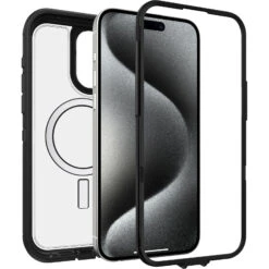 Coque IPhone 15 Pro Max Defender Series XT Dark Side (Clear / Black) -Magasin D'Accessoires Mobiles defender xt iphd23 dark side 3