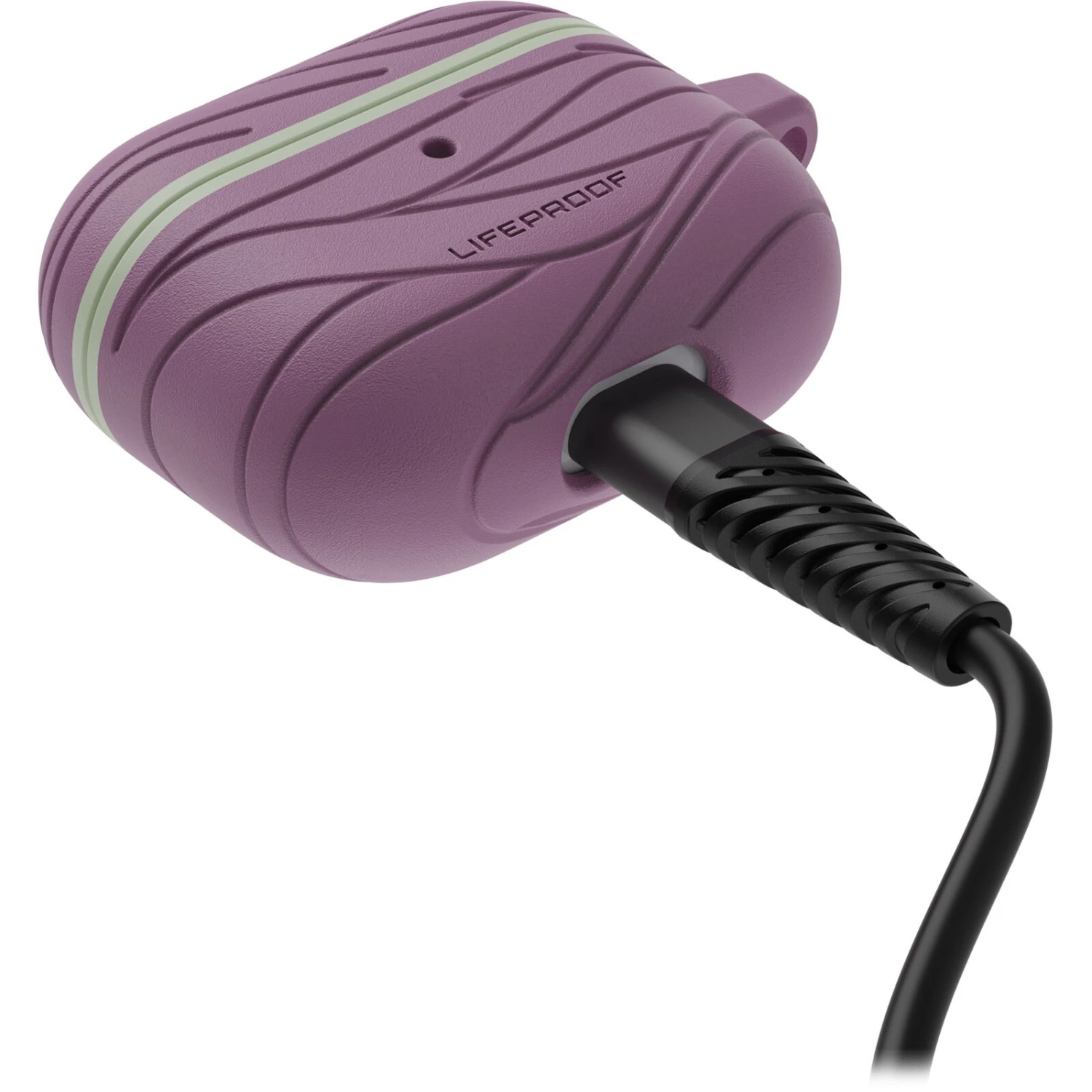 Apple AirPods (3e Gén) Coque Eco-Friendly Sea Urchin (Lavender / Green) 6 Apple AirPods (3e Gén) Coque Eco-Friendly Sea Urchin (Lavender / Green) – Image 4