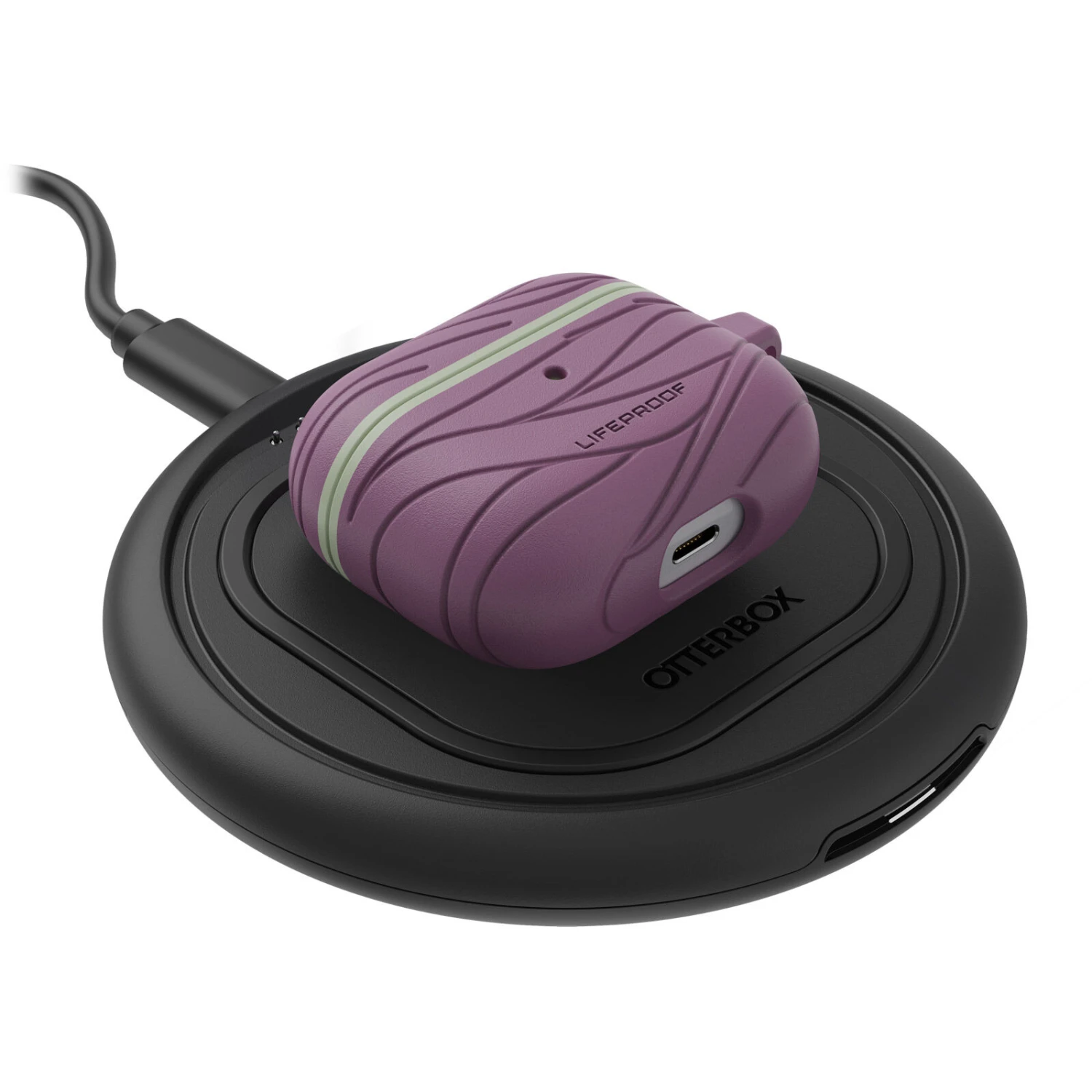 Apple AirPods (3e Gén) Coque Eco-Friendly Sea Urchin (Lavender / Green) 7 Apple AirPods (3e Gén) Coque Eco-Friendly Sea Urchin (Lavender / Green) – Image 5