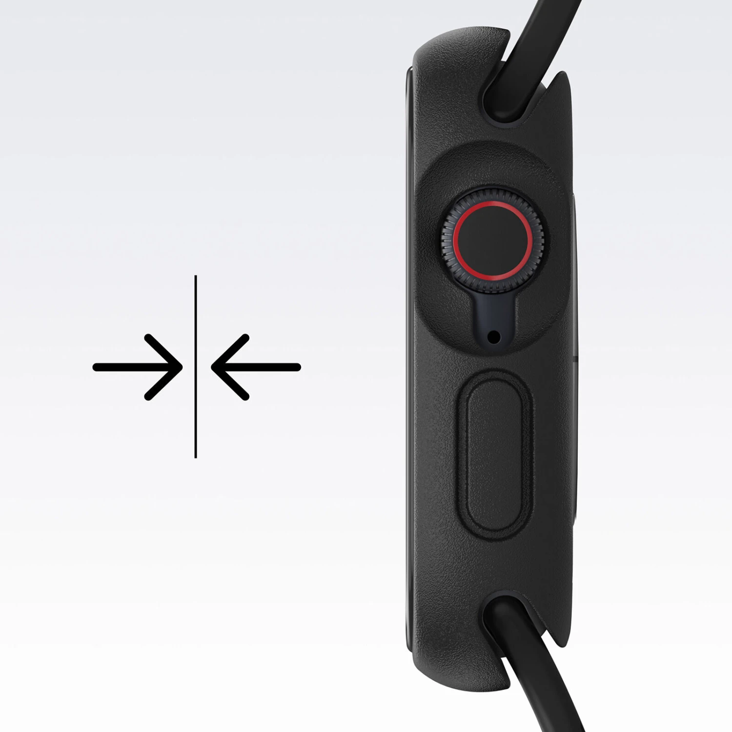 Coque Apple Watch Series 9/8/7 EXO EDGE Black 4 Coque Apple Watch Series 9/8/7 EXO EDGE Black – Image 2