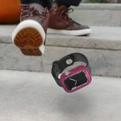 Coque Apple Watch Series 9/8/7 EXO EDGE Renaissance Pink -Magasin D'Accessoires Mobiles exo edge series 7 45 renaissance pink drop protection 4