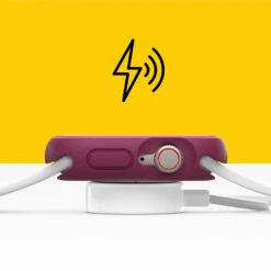 Coque Apple Watch Series 9/8/7 EXO EDGE Renaissance Pink -Magasin D'Accessoires Mobiles exo edge series 7 45 renaissance pink wireless charging 3