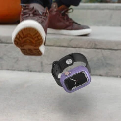 Coque Apple Watch Series 9/8/7 EXO EDGE Reset Purple -Magasin D'Accessoires Mobiles exo edge series 7 drop protection 41 reset purple drop protection 4