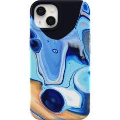 Coque IPhone 13 Figura Series Coque Avec MagSafe Saturn Graphic (Blue)