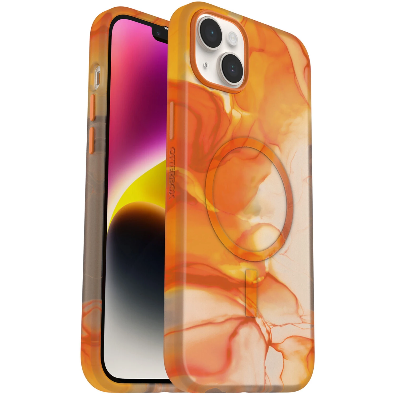 Coque IPhone 14 Plus Figura Series Io (Orange) 3 Coque IPhone 14 Plus Figura Series Io (Orange)