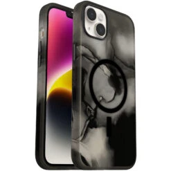 Coque IPhone 14 Plus Figura Series Argent (Black)