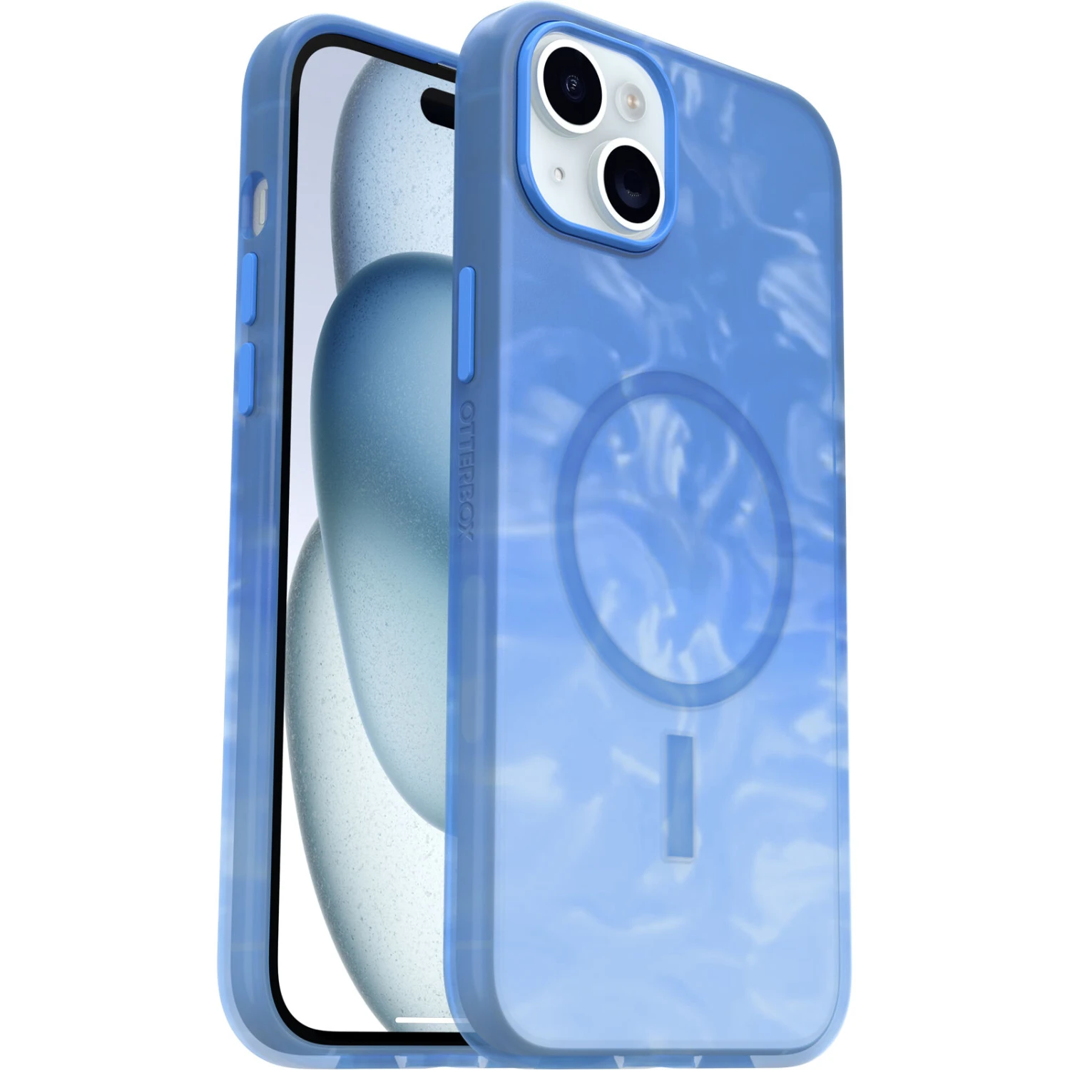 Coque IPhone 15 Plus Figura Series Berries-N-Cream (Blue) 5 Coque IPhone 15 Plus Figura Series Berries-N-Cream (Blue) – Image 3