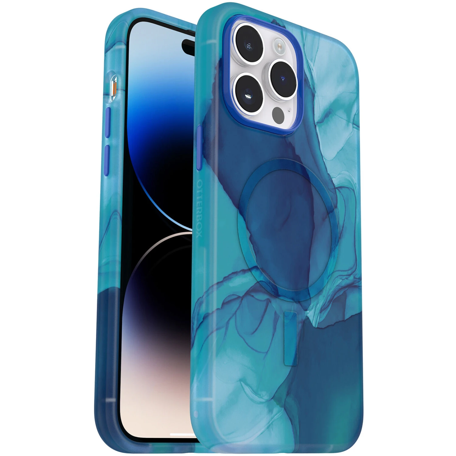 Coque IPhone 14 Pro Max Figura Series Morpho (Blue) 3 Coque IPhone 14 Pro Max Figura Series Morpho (Blue)