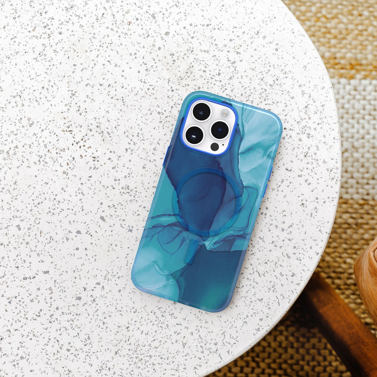 Coque IPhone 14 Pro Max Figura Series Morpho (Blue) 6 Coque IPhone 14 Pro Max Figura Series Morpho (Blue) – Image 4