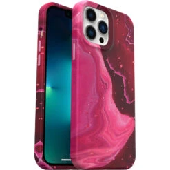 Coque IPhone 13 Pro Max Figura Series Coque Avec MagSafe Mars Graphic (Magenta / Pink) -Magasin D'Accessoires Mobiles figura iphpm21 mars 3