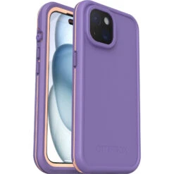 Coque Étanche à L’eau IPhone 15 OtterBox Frē Series Pour MagSafe Rule Of Plum (Purple)