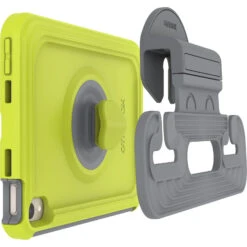 Coque IPad Mini (6e Gén) EasyGrab Case Martian Green (Neon Green/Grey) -Magasin D'Accessoires Mobiles kids easy grab 360 ca ipad21 3600 2