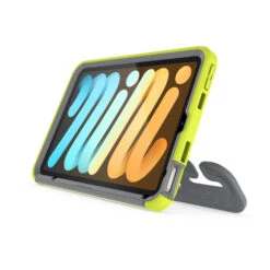 Coque IPad Mini (6e Gén) EasyGrab Case Martian Green (Neon Green/Grey)