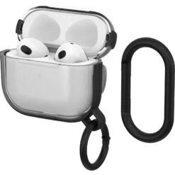 Coque AirPods (3e Gén) Série Lumen Black Crystal (Clear/Black) 10 Coque AirPods (3e Gén) Série Lumen Black Crystal (Clear/Black) -Magasin D'Accessoires Mobiles lumen airpods 3rd gen blackcrystal 5