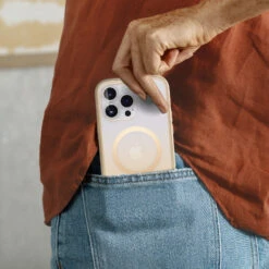 Coque IPhone 14 Pro Max Lumen Series Tiara (Metallic Beige) -Magasin D'Accessoires Mobiles lumen iphd22 tiara 2