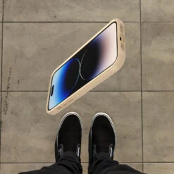 Coque IPhone 14 Pro Max Lumen Series Tiara (Metallic Beige) -Magasin D'Accessoires Mobiles lumen iphd22 tiara 3