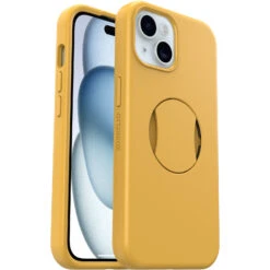 Coque IPhone 15 OtterGrip Symmetry Series Aspen Gleam 2.0 (Yellow)