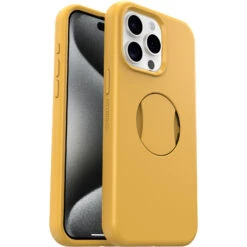 Coque IPhone 15 Pro Max OtterGrip Symmetry Series Aspen Gleam 2.0 (Yellow)