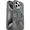 Coque IPhone 15 Pro Max OtterGrip Symmetry Series Iron Camo (Grey) -Magasin D'Accessoires Mobiles ottergrip iphd23 iron camo 1