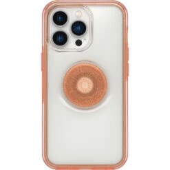 Coque IPhone 13 Pro Otter + Pop Symmetry Clear Series Melondramatic (Clear / Orange)
