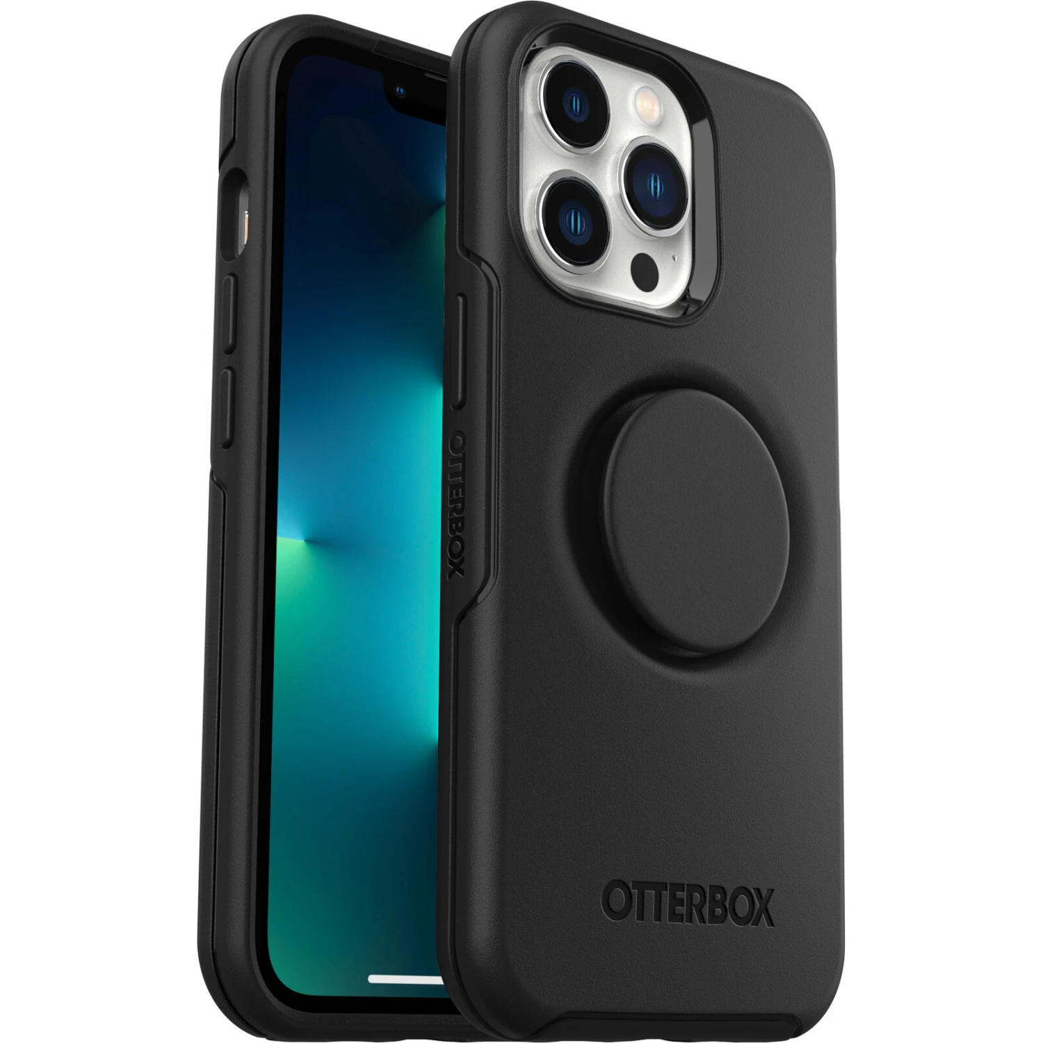 Coque IPhone 13 Pro Otter + Pop Symmetry Series Black 8 Coque IPhone 13 Pro Otter + Pop Symmetry Series Black – Image 6